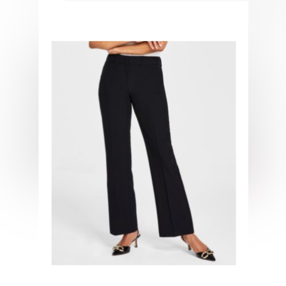 I.N.C International Concepts Women’s Curvy Mid-Rise Bootcut Pants Size 18S Short